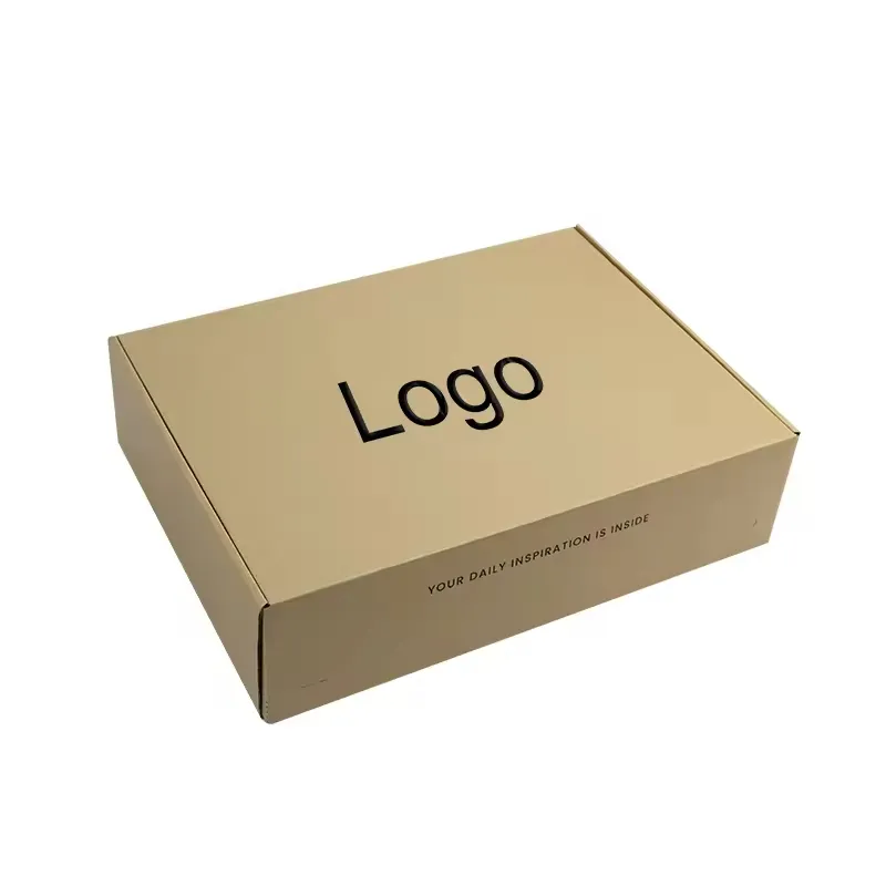 Impressão por atacado de papelão marrom reciclado para embalagem de papelão personalizado caixa de papelão ondulado