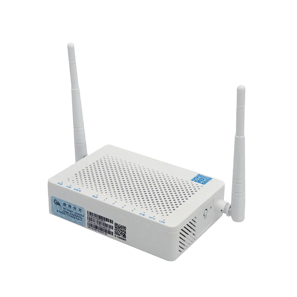 منتج رائج F663N مع 1Ge + 3Fe + 1 أواني + 1Usb + Wifi ONU Gpon FTTX ONU مودم شبكة بصرية بمظهر جيد