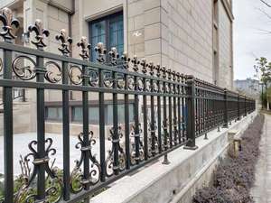 סגסוגת אלומיניום וילה חצר חצר וילה גדר חיצונית מעקה אמנות מרפסת רכבת גדר חיצונית אלגנטי - Product Image 5