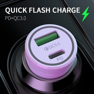 PD USB C Car <strong>Charger</strong> Quick Charge 3.0 15W <strong>38W</strong> Fast Charging for iPhone 14 13 12 XS X XR QC3.0 Type C Phone <strong>Charger</strong> - Product Image 4