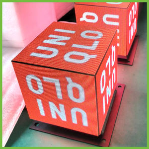 P2.5mm Neues Design Kreative Magic <span class=keywords><strong>Cube</strong></span> Square <span class=keywords><strong>LED</strong></span>-Anzeige für Einzelhandel geschäft Shop Logo Werbung drinnen und draußen - Product Image 3