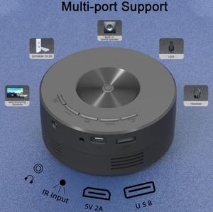 Conectado con el teléfono 4K Mini proyector de bolsillo de tamaño portátil para niños proyector educativo YT200 - Product Image 5