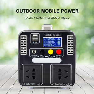 Portable 300W Power Station with <strong>Backup</strong> Lithium Battery Po4 Charging Station 110V 220V Solar Panel Source for <strong>Computer</strong> <strong>Backup</strong> - Product Image 3
