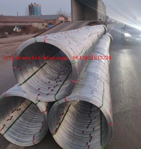 Yüksek çekme galvanizli Oval demir tel 17/15 3.0x2.4mm & 16/14 2.7x2.2mm 700kgf & 1000kgf rulo başına 1000m çit için