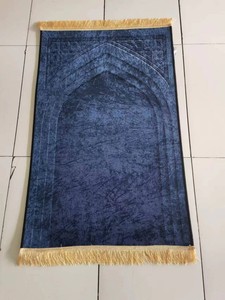 聚酯伊斯兰祈祷地毯地毯不同图案可清洗家庭穆斯林清真寺祈祷垫 - Product Image 3