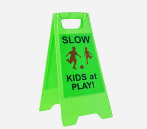 تنبيه مخصص للأطفال علامة أمان في الشوارع لافتات اللعب للأطفال في الحي العاكسة مع علامة تحذير علامة أمان - Product Image 5
