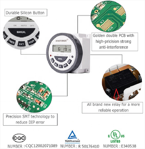 TM619 Timer per irrigazione da giardino 10A 16A 30A 3V batteria sostituibile 220V Timer intervallo di potenza Timer programmabile digitale - Product Image 2