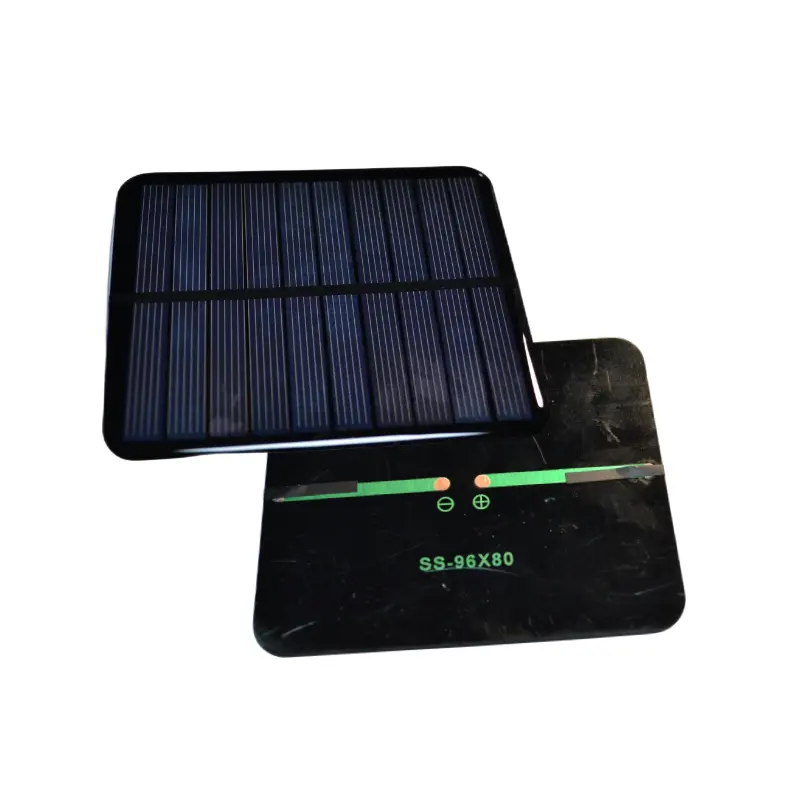 Petit mini panneau solaire Pet époxy personnalisé 1w 2w 5v panneau solaire époxy 1w