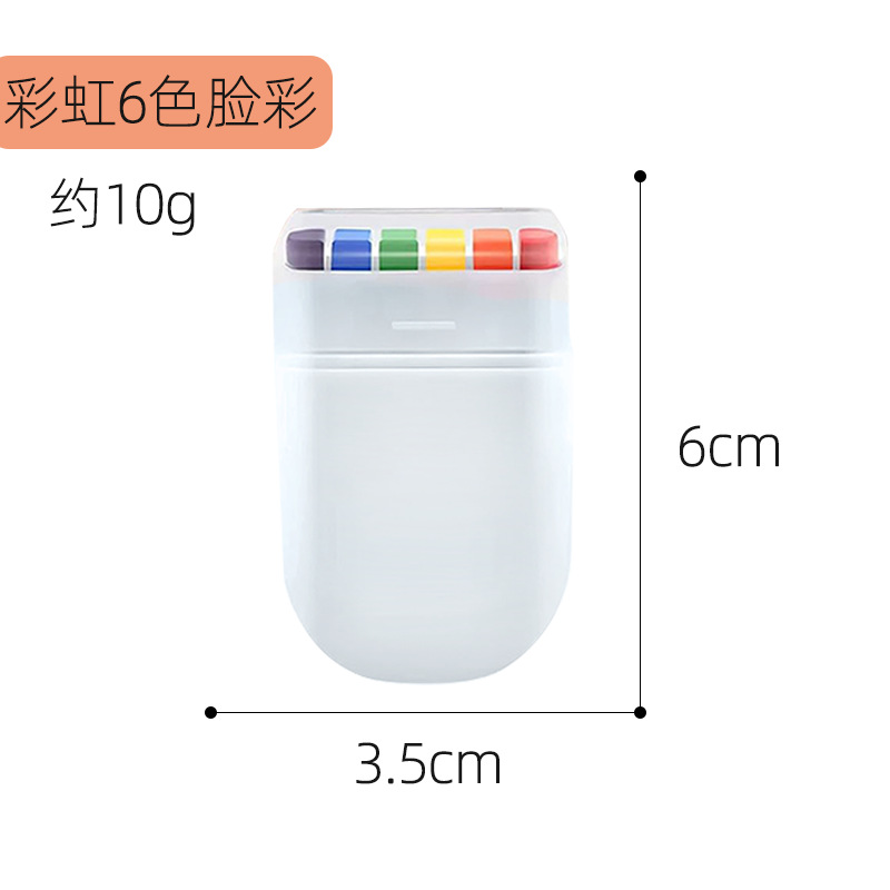 6 colores blanco