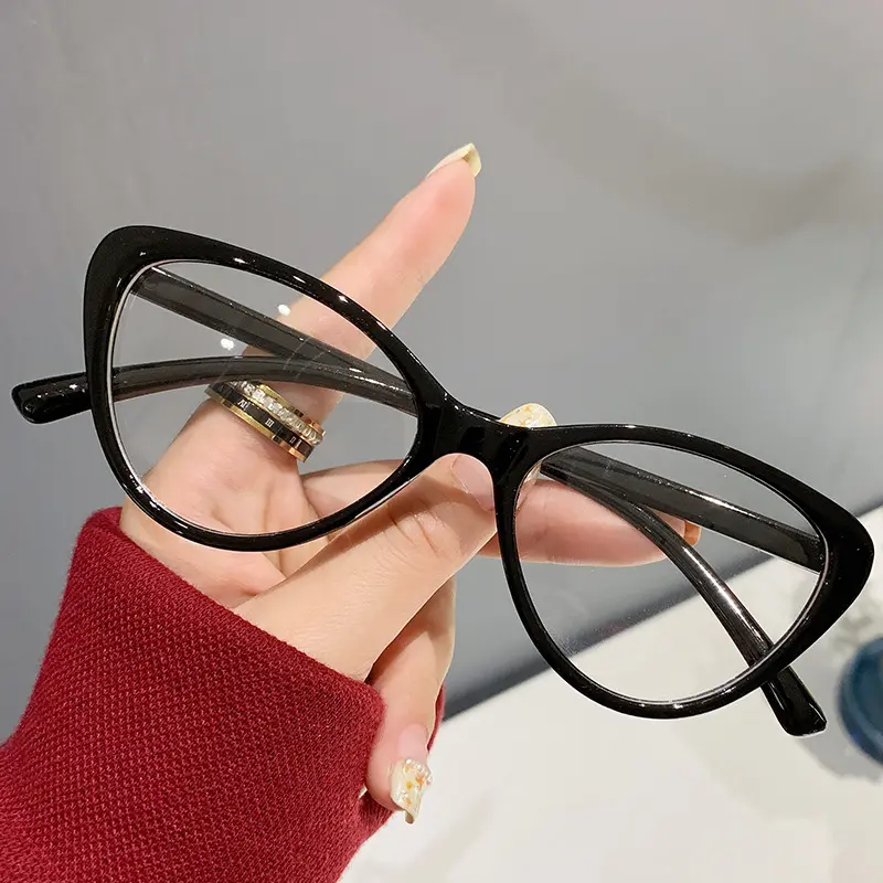 2023 Anti Blue Light Optical Eye Glass donna uomo occhiali da vista retrò Fashion Designer Cat Eye montature per occhiali ottici