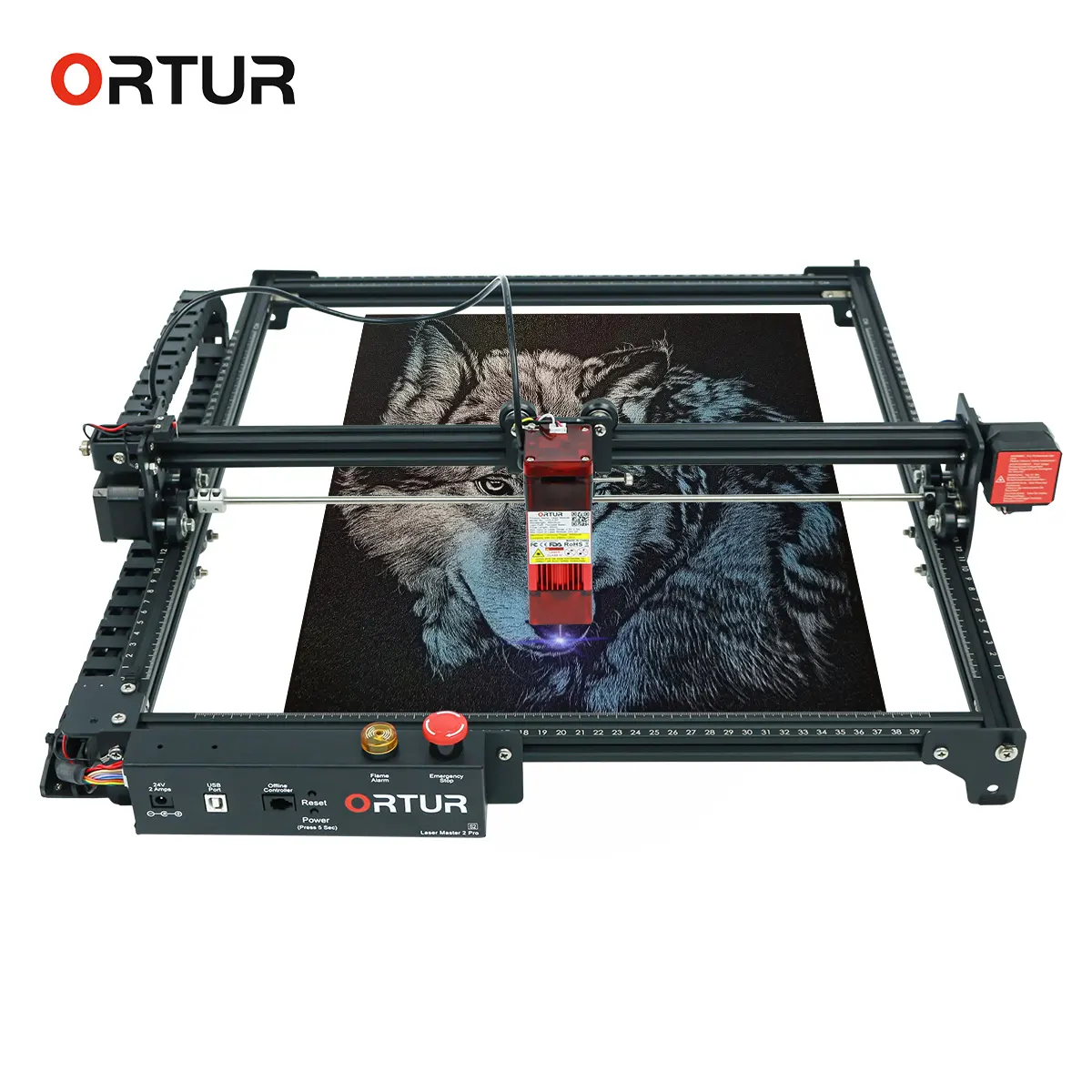 Ortur — Machine à graver au Laser pour bureau, avec Master en Laser de haute sécurité, graveur portable et facile à utiliser, w