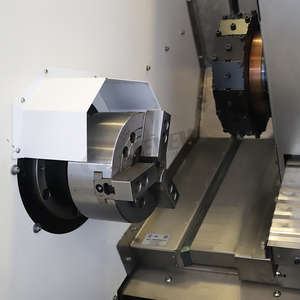 TCK4645Y Torno CNC Cama inclinada de 30 grados Mayor precisión Taiwán Cilindro de procesamiento automático lineal Cara de extremo de arco circular - Product Image 3