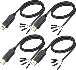 สายแปลง USB to TTL UART ที่สะดวก Ch340ชิปหัวต่อซ็อกเก็ตตัวเมียอะแดปเตอร์แบบอนุกรม - Product Image 4