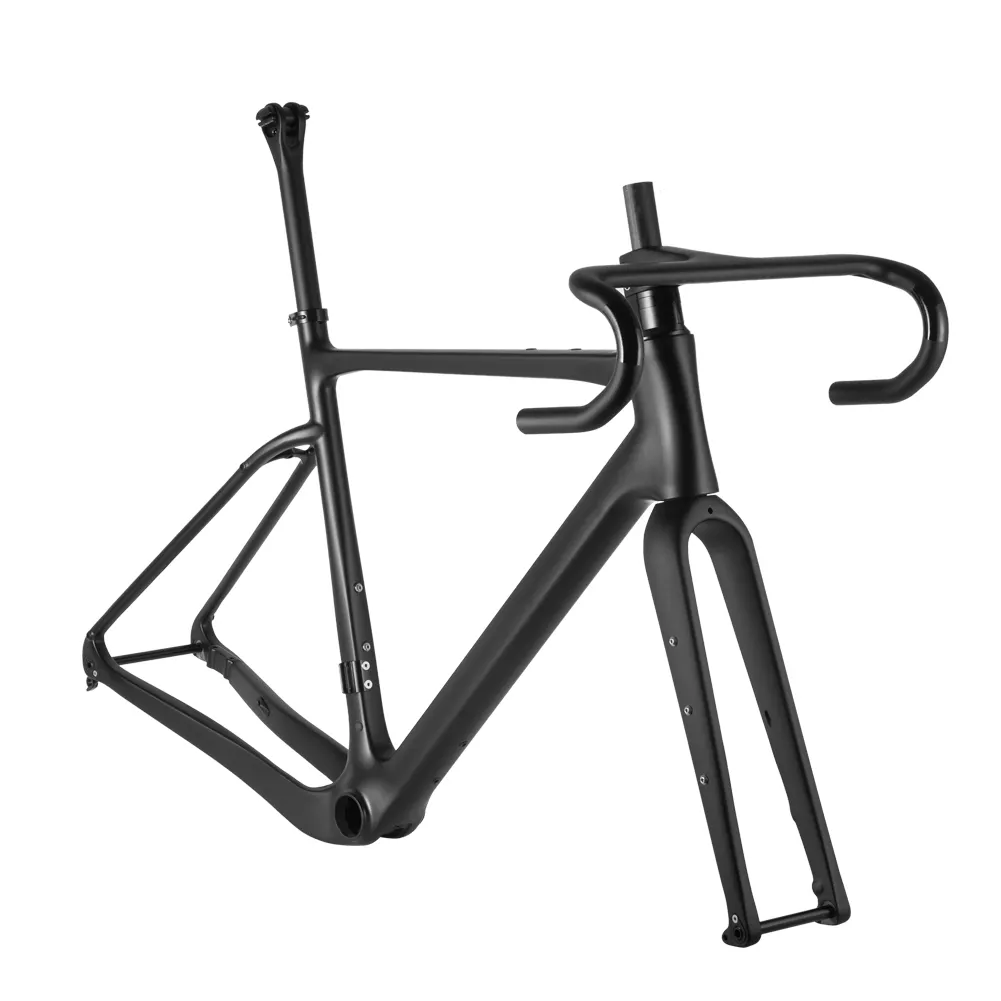 Marco de carbono ligero para bicicleta, marco de grava de carbono XL, 54CM, T800, en venta