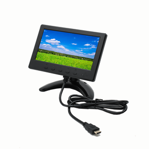 Monitor de vehículo pequeño, Monitor LCD de 7 pulgadas, cámara de seguridad IP 1024*600, Monitor de sistema de vigilancia CCTV BNC VGA - Product Image 6