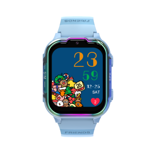 Neue 4G Kids Smart Watch Modell DH20 Günstiger Preis Sim-Karte SOS GPS Wasserdicht IP67 Silikon band Quadratische Form Kalender funktion - Product Image 1