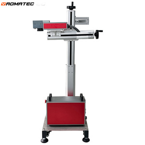 Yaomatec Fiber lazer uçan markalama makinesi 30W 60W lazer oyma makinesi üretim hattı tarih kodu baskı - Product Image 3
