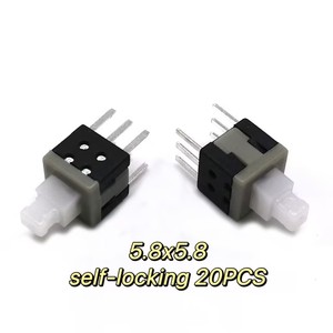 20 adet/ambalaj, kendinden kilitleme basmalı düğme, basın kapalı düğme anahtarı 6Pin boyutu 5.8x5.8mm 7x7mm 8X8mm 8.5x8.5mm - Product Image 2