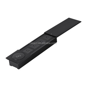 CE 10A 16A Home Kitchen Meeting <strong>Multi</strong>-<strong>function</strong> <strong>Sockets</strong> UK US Standard Embedded Track Dest <strong>Tabletop</strong> Switch <strong>Socket</strong> Table <strong>Socket</strong> - Product Image 1