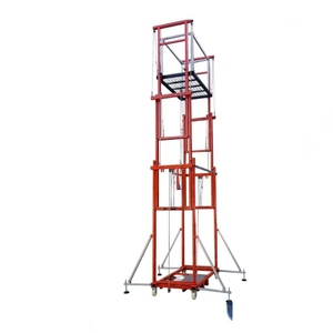110V Mobile Electric <strong>Scaffold</strong> Platform 2M-12M With 300kg Capacity Remote Control for Building Construction - Product Image 1