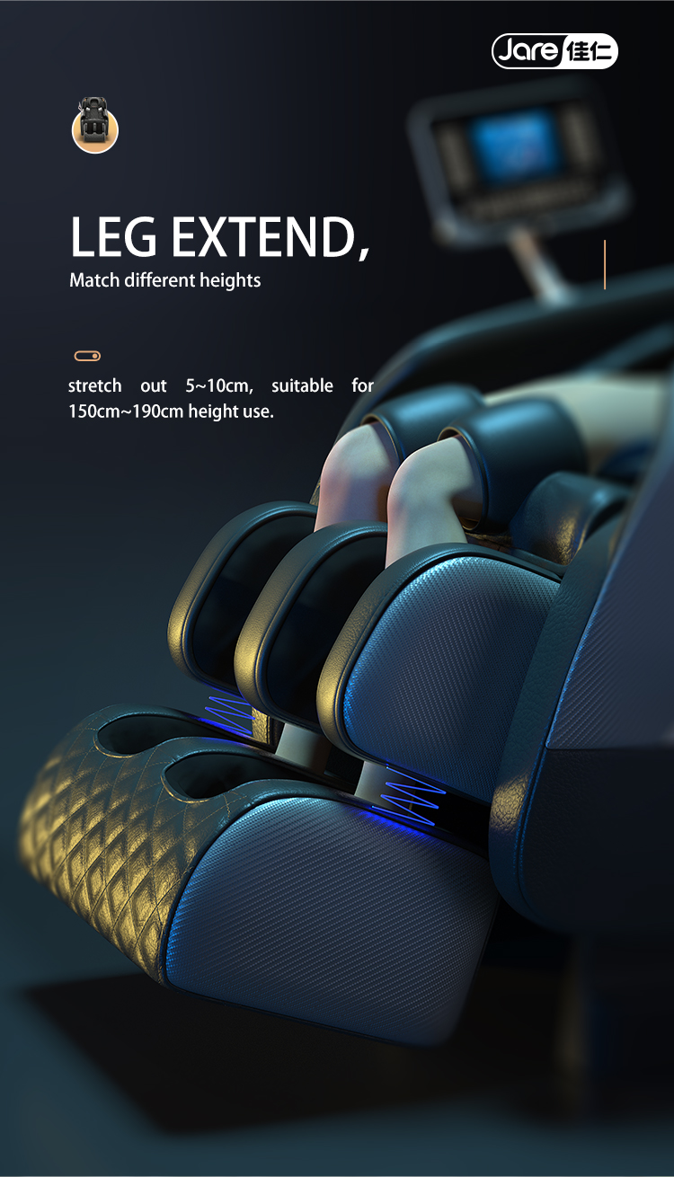 Jare 6699 Wholesale Vibration Zero Gravity Electric Heating Back Manipulator Roller Armchair Massage Chair