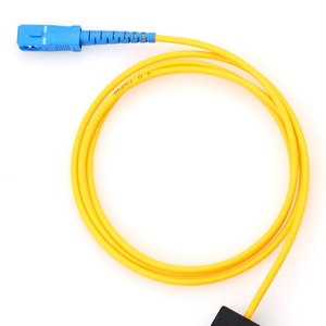FTTH Fiber Optic PLC Splitter 1:2 SC Pigtailed Optical Branching <strong>Device</strong> 2 Way Plc Splitter - Product Image 1