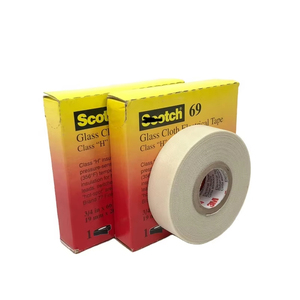 <strong>3M</strong> 69# Glass <strong>Cloth</strong> Tape <strong>3m</strong> Original Insulation High Temperature and Wear Resistance Single Side Glass Fiber Tape - Product Image 1