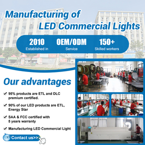 LEDリニアライト3000K 4000K 5000Kスイッチ制御LED表面実装ライト - Product Image 4