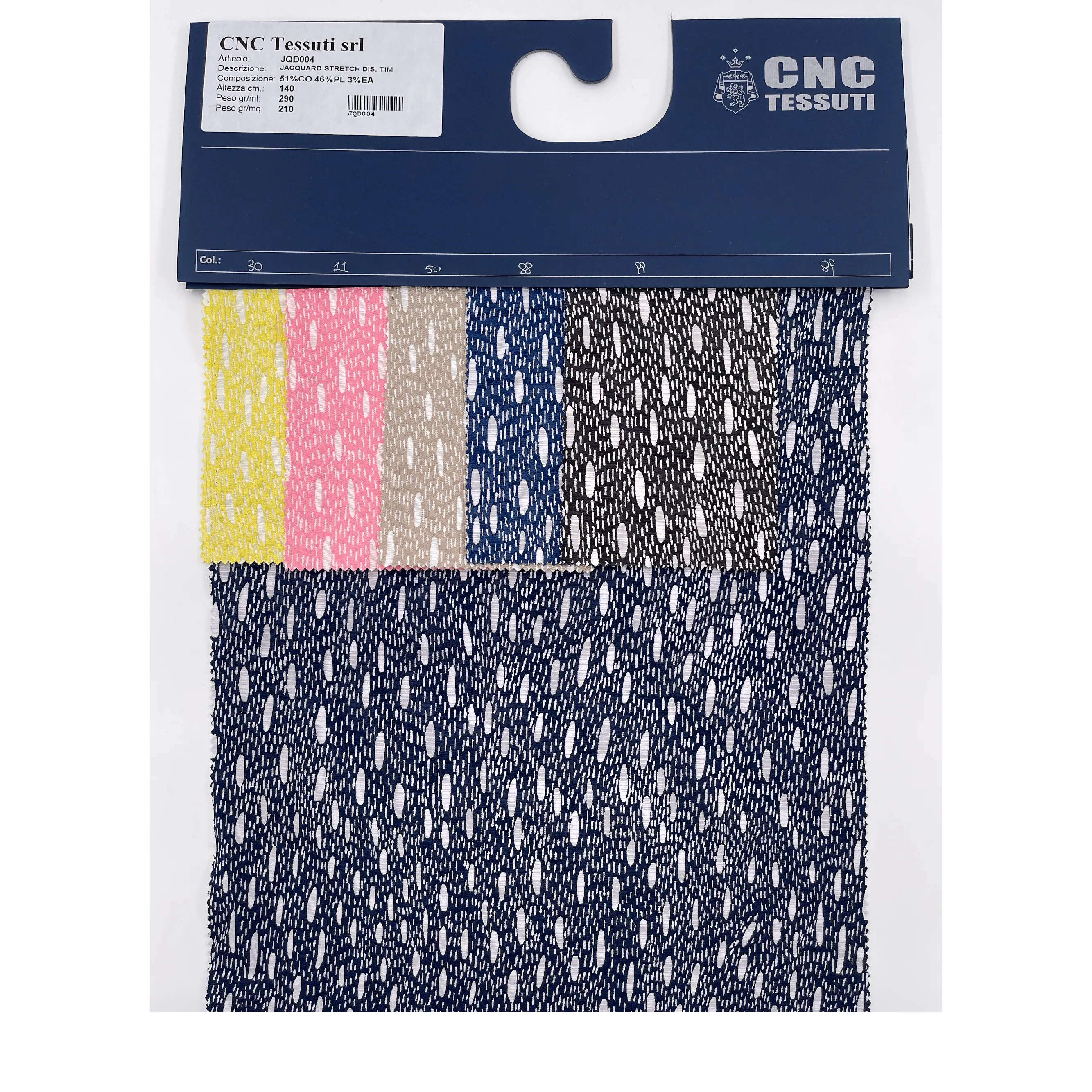 Aus gezeichnete Qualität Phantasie gewebte Polyester Baumwolle Misch stoff mit abstrakten geometrischen Muster zum Verkauf