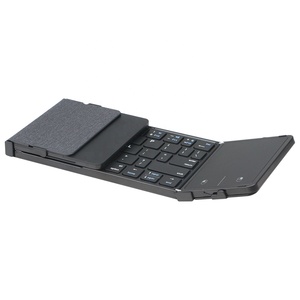 Teclado Bluetooth plegable ultradelgado con panel táctil, batería recargable, teclado de viaje para iOS/MacOS, Android, dispositivo Windows - Product Image 4