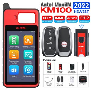 OBD IMMO <strong>Learning</strong> Smart Key <strong>Programming</strong> Autel KM100 Car Key Chip Read/Write for All Cars