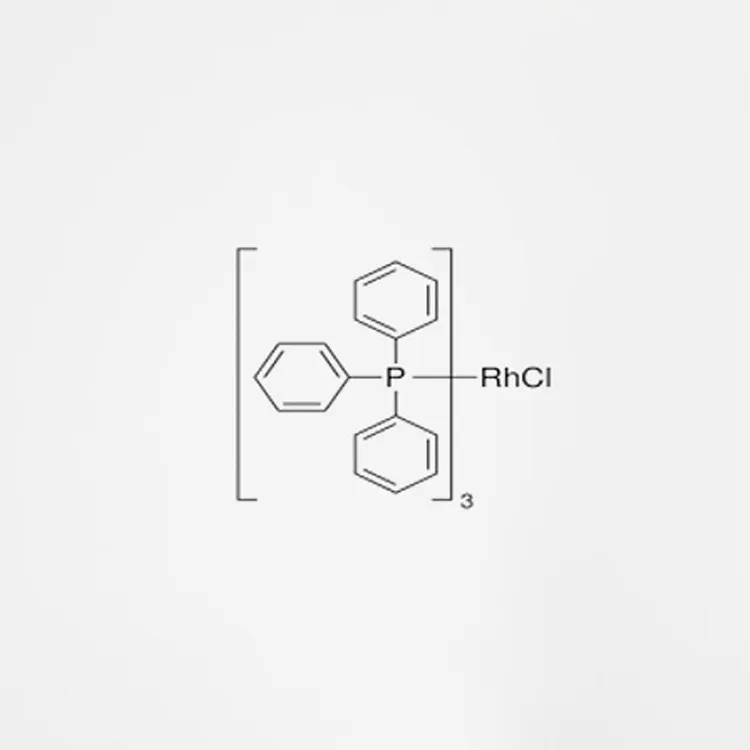 Chlorure de triphénylphosphine 11.1% Rhodium (I) pour un catalyseur d'hydrogénation efficace Contenu en cristal de rhodium Wt 14694