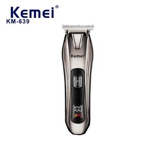 שפם חשמלי בארבר שיער חותך Kemei km-639 שיער קליפר גוזם USB גוזם זקן שיער מכונת חיתוך