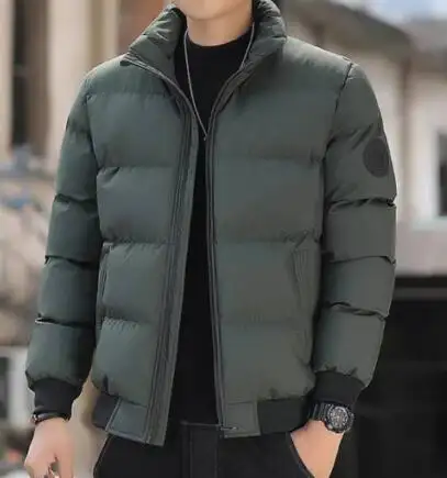 Abrigos cálidos y baratos para hombre, chaqueta informal de manga larga a prueba de viento, con burbujas, para invierno, 2022