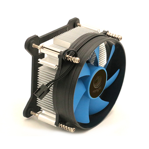 LGA ที่ทำความเย็นซีพียู1366ชิ้นพร้อมครีบอลูมิเนียม4Pin PWM พัดลม CPU สำหรับคอมพิวเตอร์เกมโปรเซสเซอร์ PC CPU ฮีทซิงค์ระบายความร้อน - Product Image 3