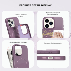 Resmi TPU manyetizma yumuşak cilt hissi Iphone Samsung için güçlü manyetik telefon kapak kabukları ile cep telefonu kılıfları - Product Image 5