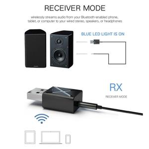 蓝牙5.3接收器和发射器2合1无线音频适配器5.0电视电脑汽车 - Product Image 6