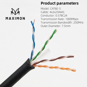 OEM lunghezza personalizzata per Fluke testato 23AWG CAT 6E-S 1000Mbps morbido cavo di rete in PVC per cavi di comunicazione - Product Image 3