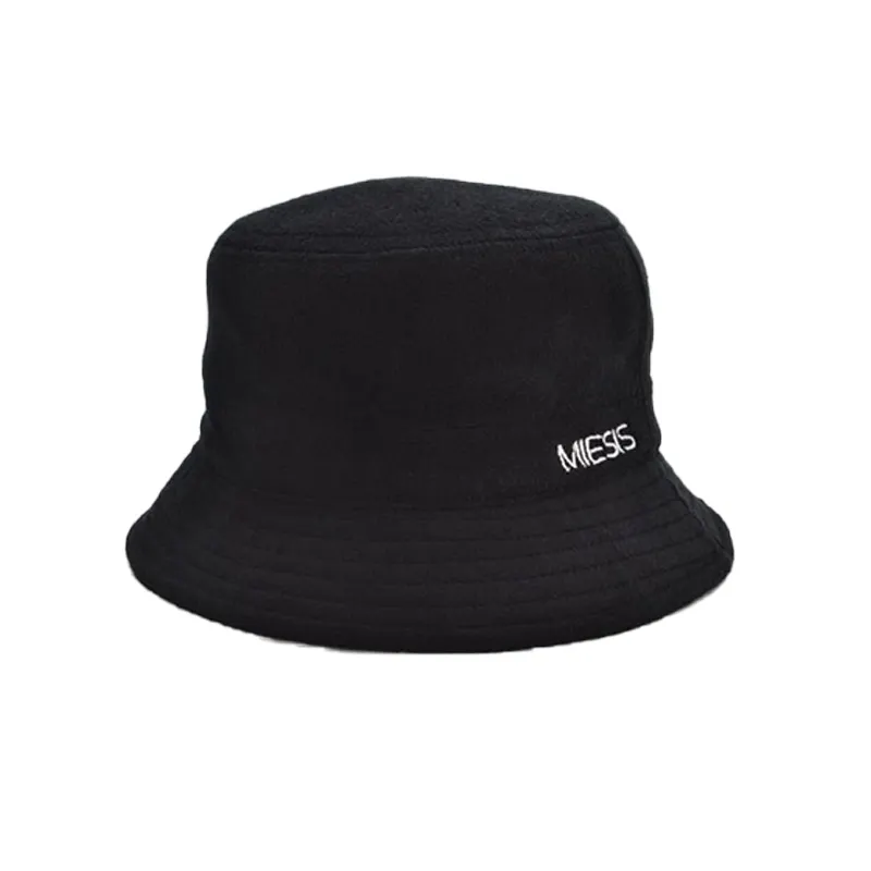 Commercio all'ingrosso confortevole moda protezione uv soft touch ricamo unisex nero bianco asciugamano in spugna cappello da pescatore