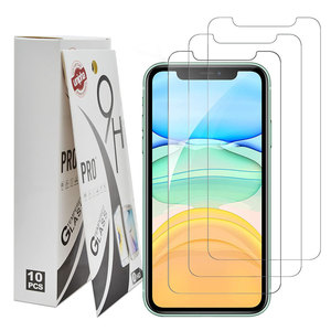 ストック1 2 3パックApple 9H 2.5D高クリア強化ガラススクリーンプロテクターiPhone用アンチスクラッチガラスフィルム - Product Image 1
