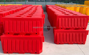2m kırmızı renk rotasyonel model su dolu plastik trafik bariyeri - Product Image 3