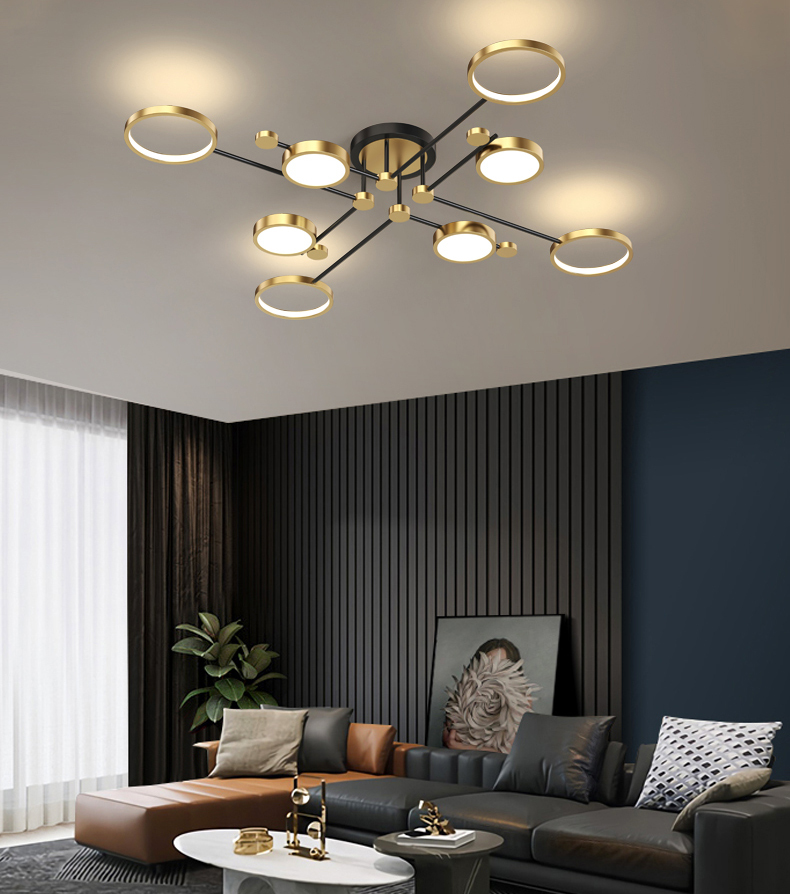 2021 new arrival modern Fashion 38W nordic led ceiling light home for living room bedroom lamp kids ceiling  lamp