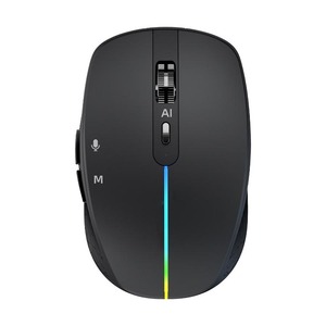 Venta directa de fábrica AI ratón de voz inteligente control de voz inalámbrico Entrada de escritura BT traducción recargable escritura PPT - Product Image 2