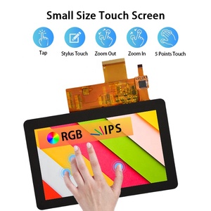 Alto brillo impermeable CTP Android 5 pulgadas LCD TFT Módulo de pantalla táctil capacitiva