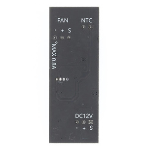 Solo 12V 0.8A DC PWM 2-3 hilos ventilador Control de temperatura controlador de velocidad chasis computadora Noiseor PC CPU ventilador enfriador alarma STK IC - Product Image 3
