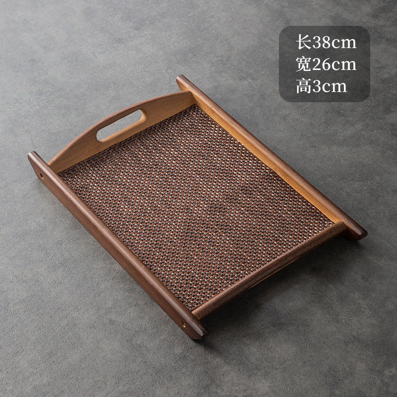 105 38*26*5 Walnut-colored double-ear placemat