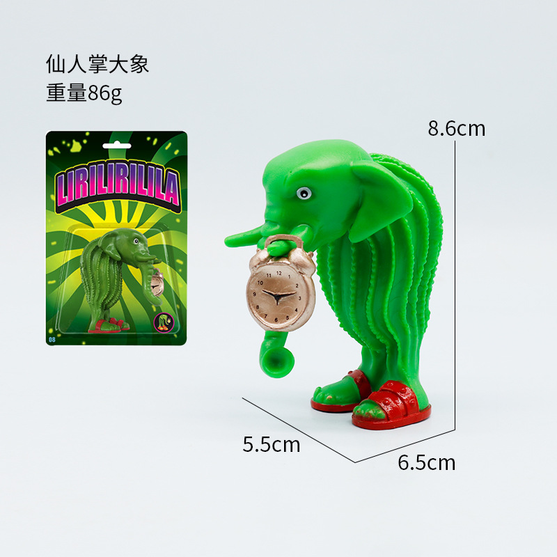 Elefante de cactus de 5 pulgadas