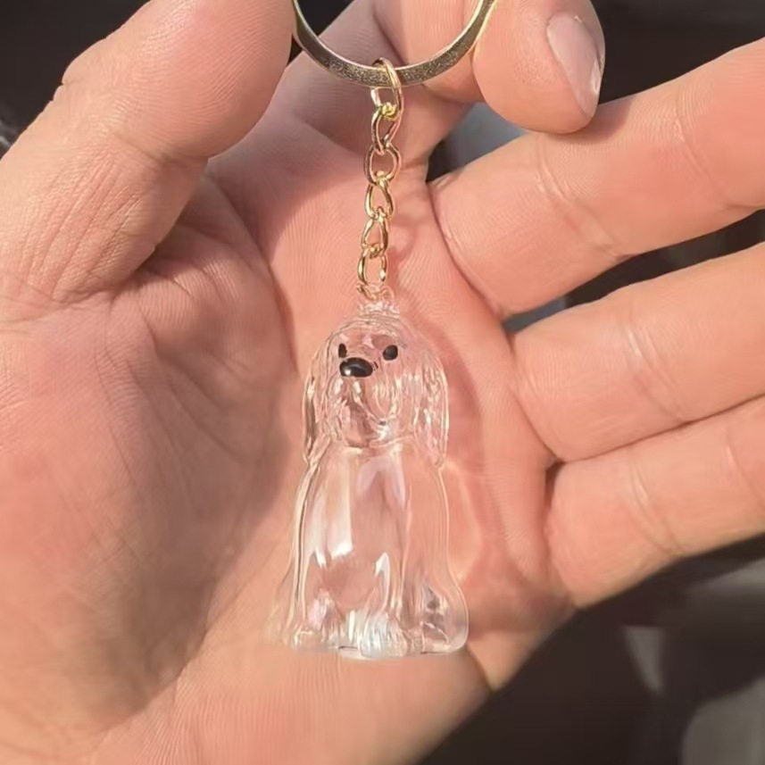 Petit porte-clés golden retriever c-1