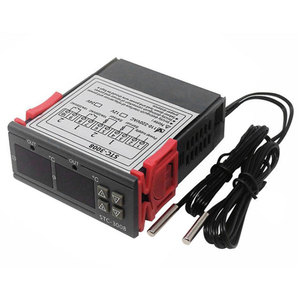 Controlador de temperatura del molde de calentamiento del microordenador digital con sensor, salida de dos relés, 12V, 24V, 220V, 2 unidades - Product Image 4