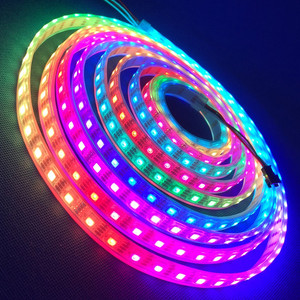 ชุดไฟเส้น Led อัจฉริยะพร้อมรีโมท44ปุ่ม,ตัวรับสัญญาณ RF และอะแดปเตอร์ไฟ5050 5ม. 12V 5V DC สีเต็มจอ - Product Image 5
